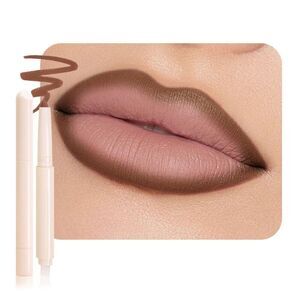 B-05 Maroon Plump Matte Crayon Long-Lasting Liner Pencil With Silicone Smudger